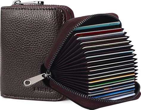 leather wallet mens rfid with 20 credit card slots|men's genuine leather wallet rfid.